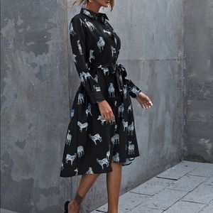 Zara Zebra Print Dress